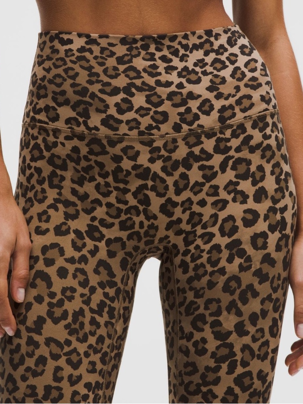 NWT Lululemon No Line Align High-Rise Leopard Print Leggings - Picture 3 of 8